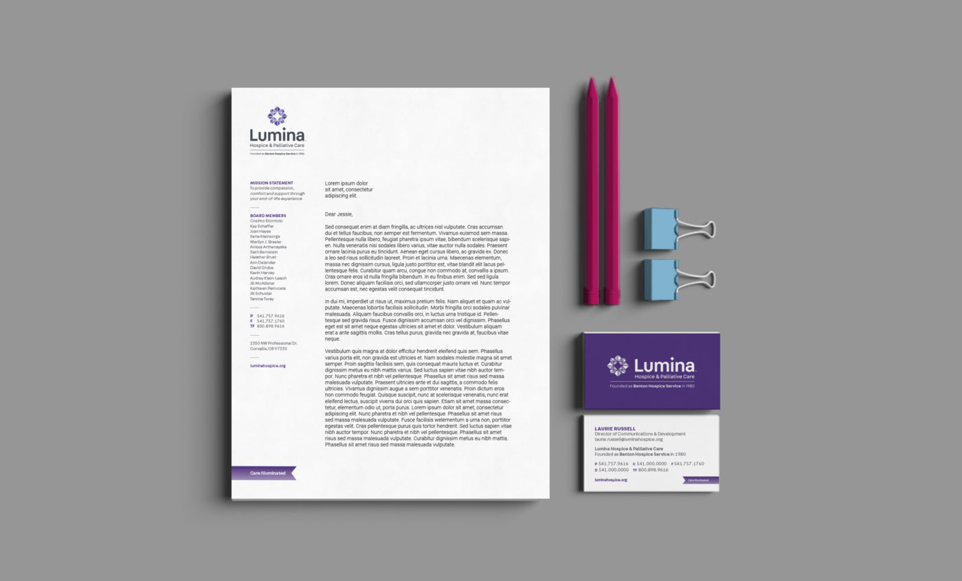Lumina Stationery; Stationery Set