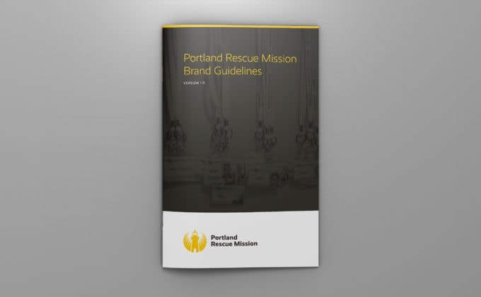 Portland-Rescue-Mission Brand Guidelines; Cover