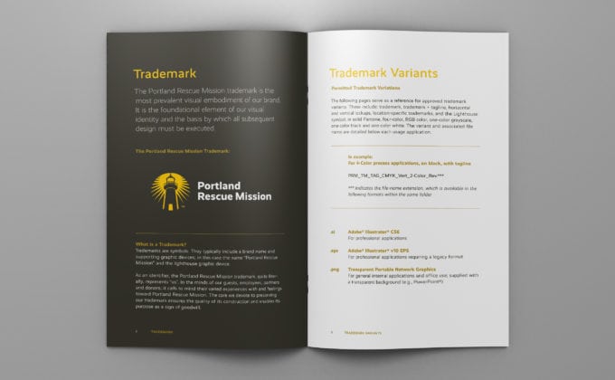Portland-Rescue-Mission Brand Guidelines; Trademark Guidelines