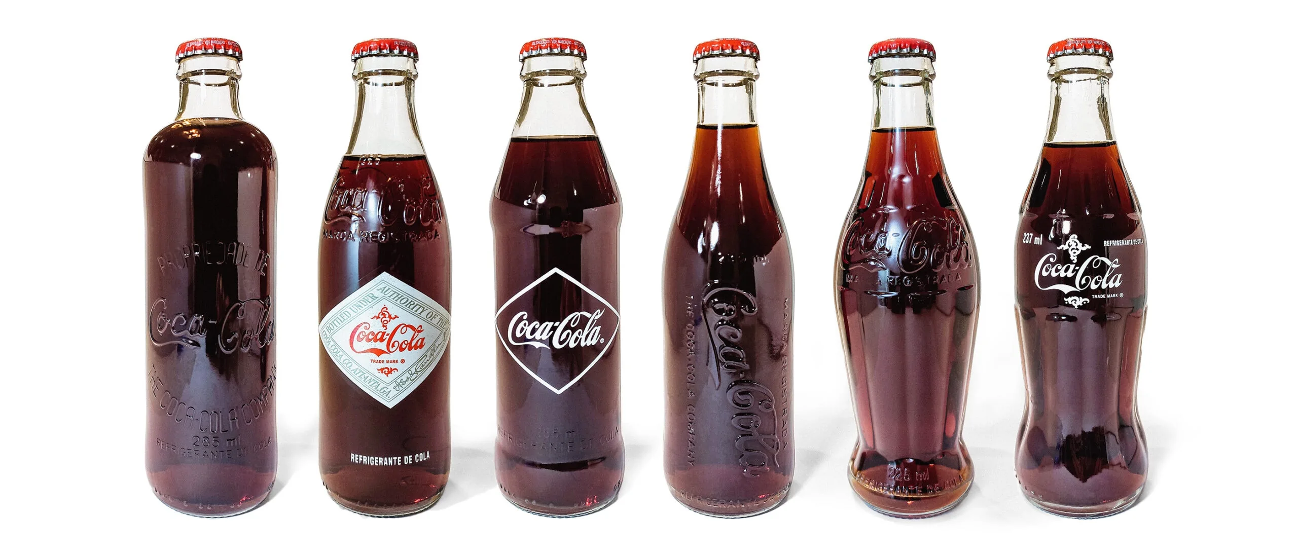 Coca-Cola brand packaging over time