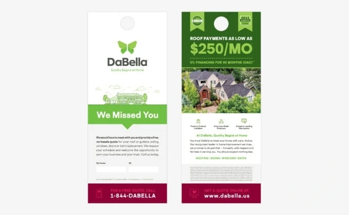 DaBella Door Hanger